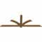 Ekena Millwork Redmond Smooth Timber Gable Bracket, Western Red Cedar, 72"W x 27"H x 1 1/2"D x 3 1/2"F, 9/12 Pitch GBW072X27X0204RED00SWR - alternate 3